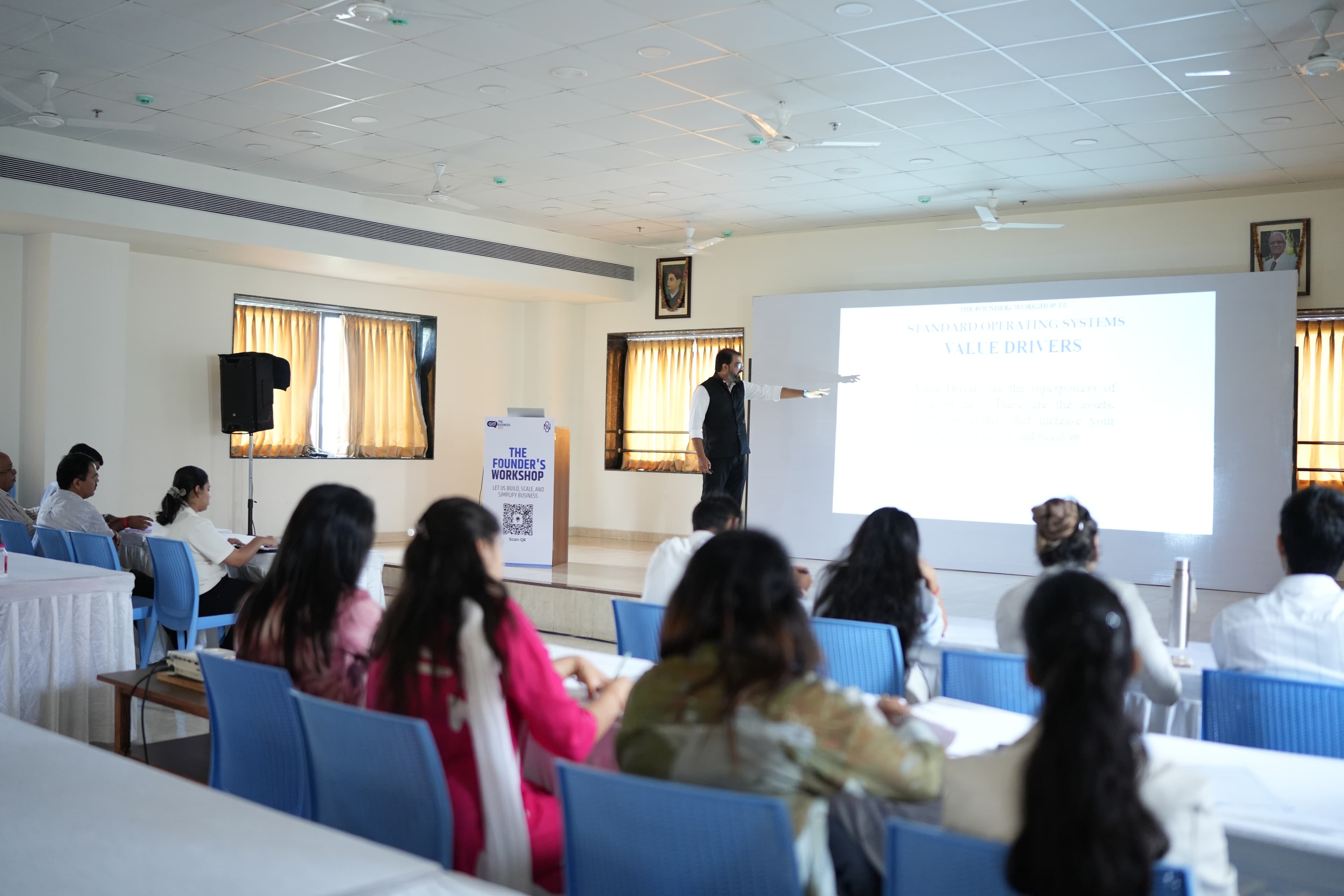 Participants working through diagnostics